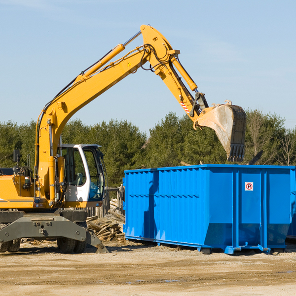 are there any restrictions on where a residential dumpster can be placed in Cumberland County